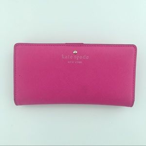 Kate Spade Hot Pink Stacy Wallet